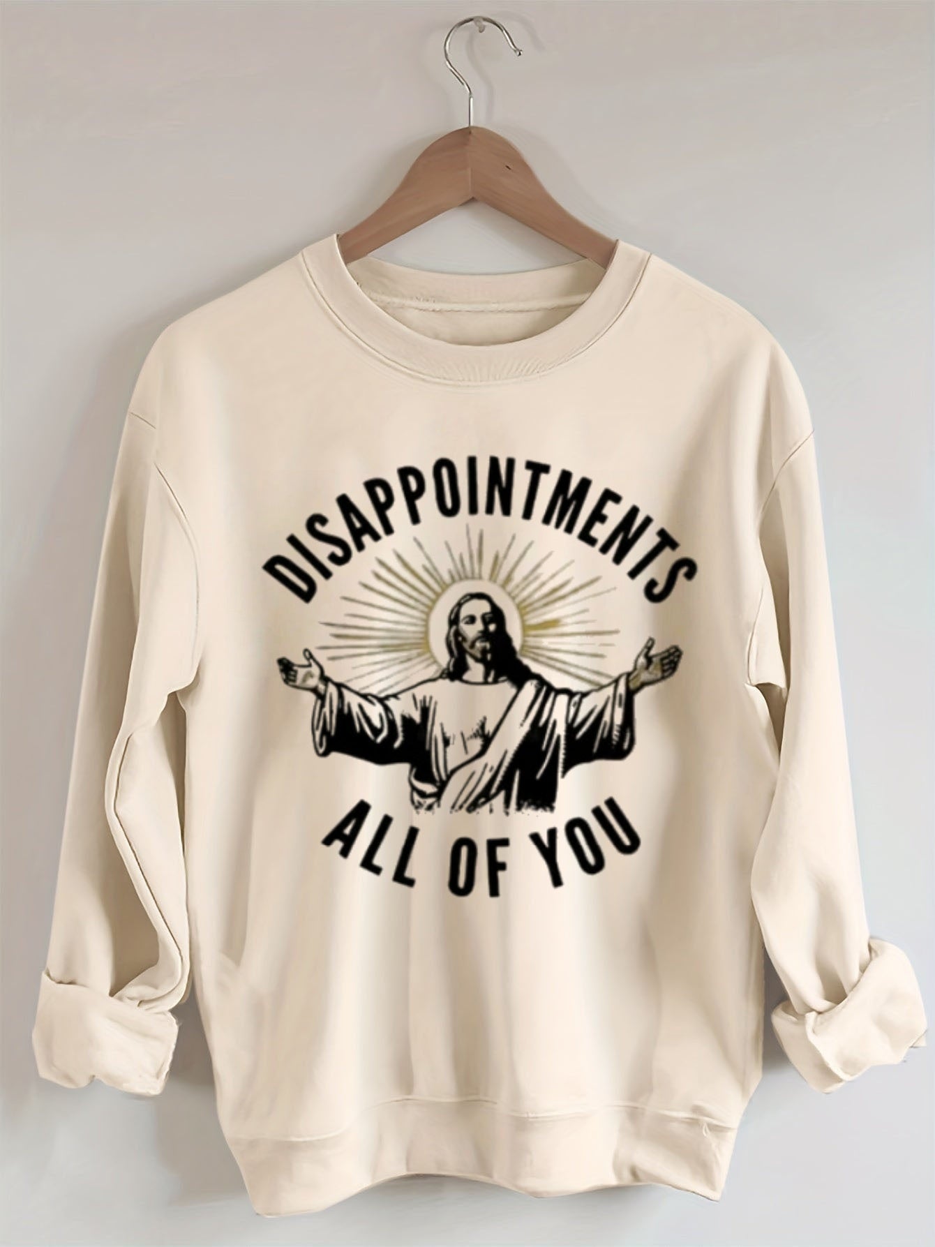 Retro school punk rock band printed design pattern  Sweatshirt