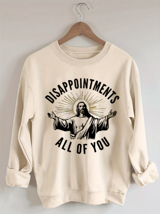 Retro school punk rock band printed design pattern  Sweatshirt