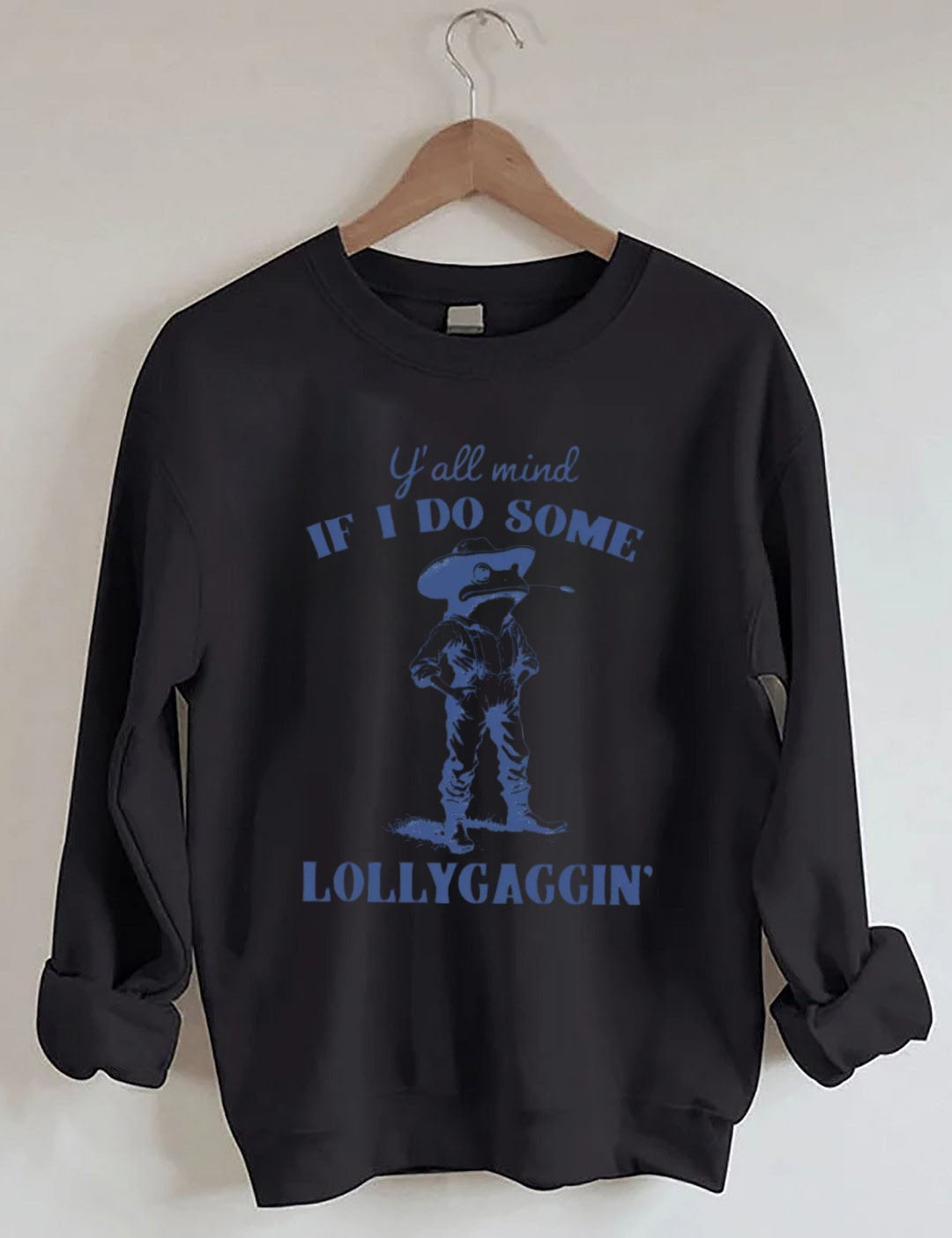 Retro school punk rock band printed design pattern  Sweatshirt