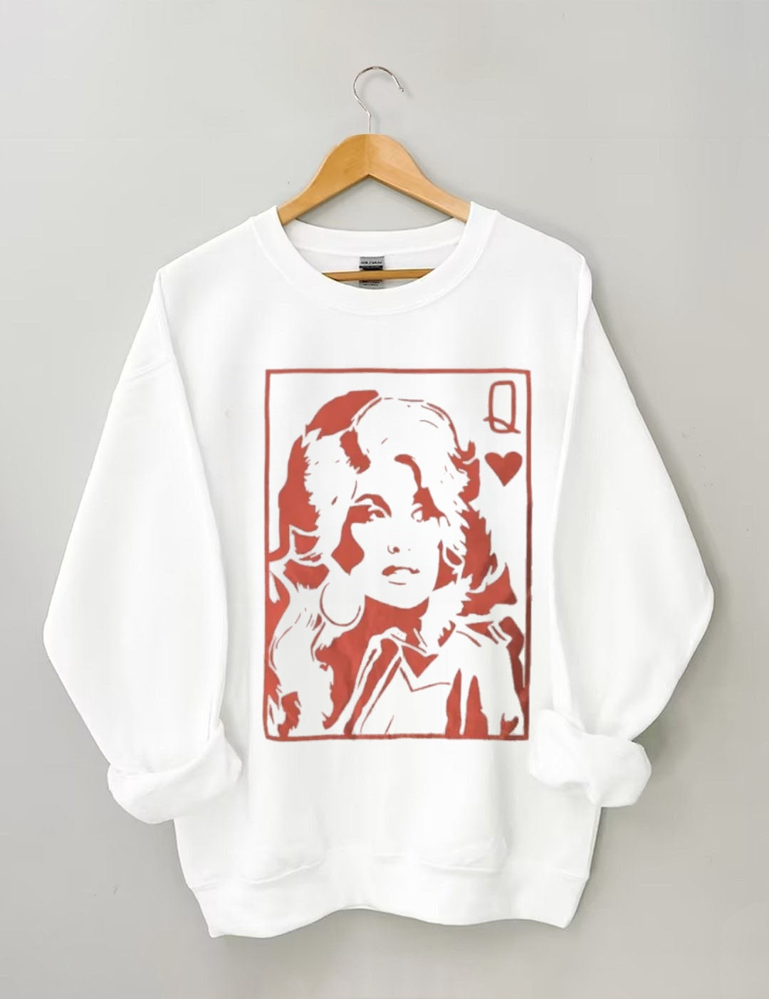 Retro school punk rock band printed design pattern  Sweatshirt