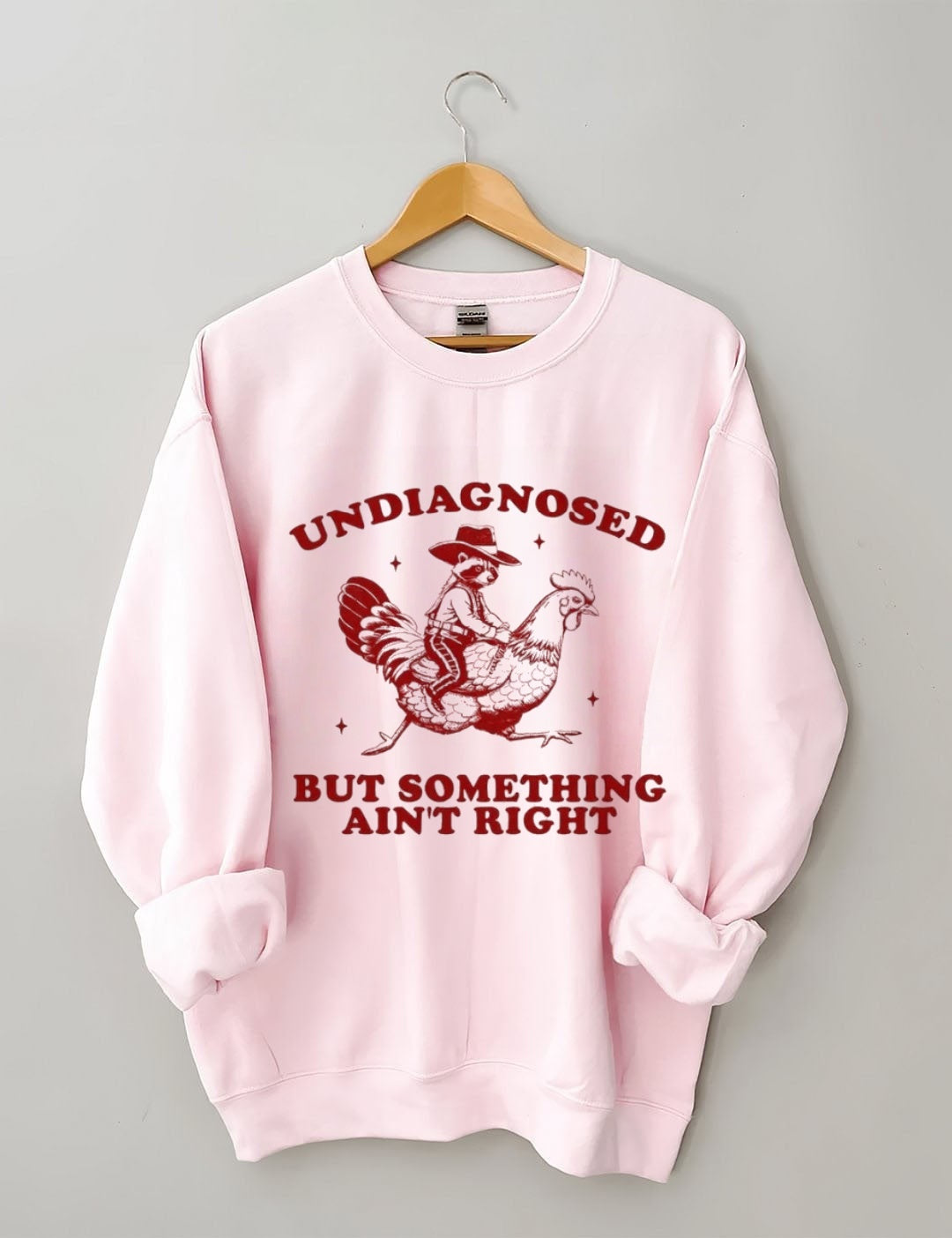 Retro school punk rock band printed design pattern  Sweatshirt