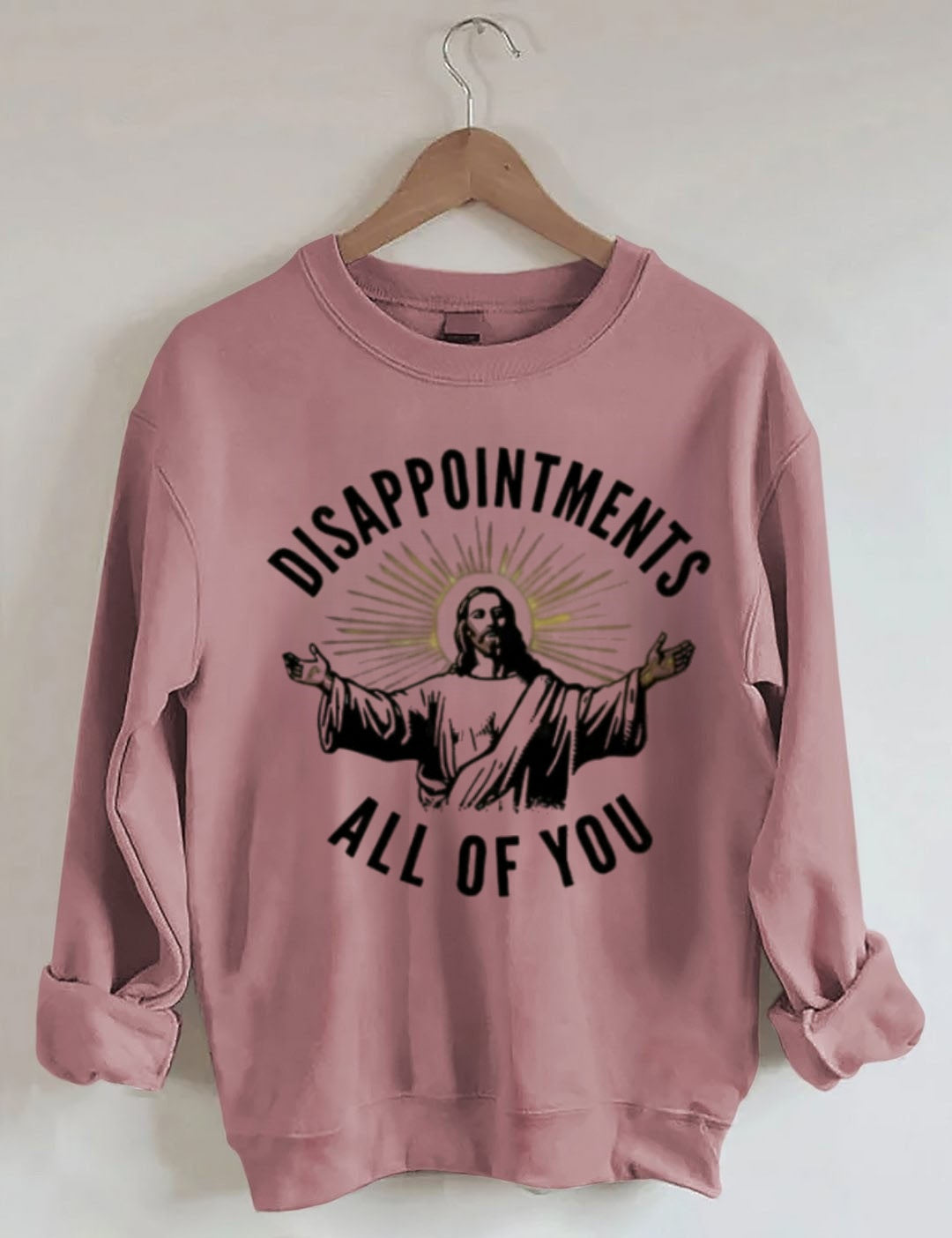 Retro school punk rock band printed design pattern  Sweatshirt