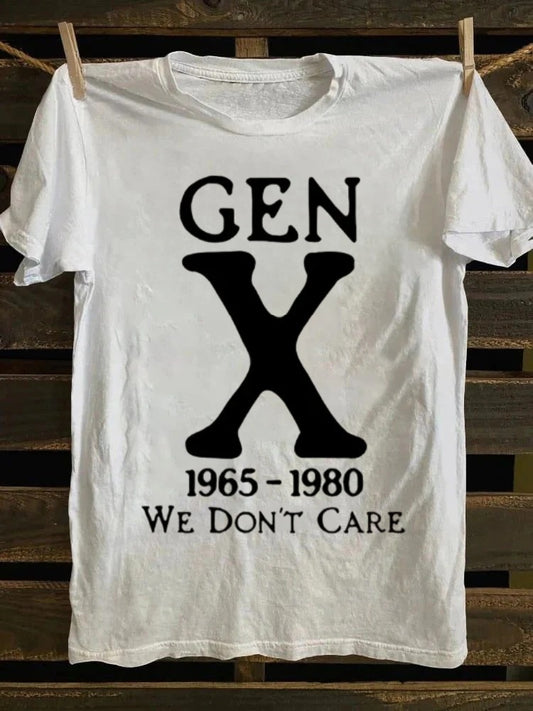 Retro school punk rock band printed design pattern T-shirt