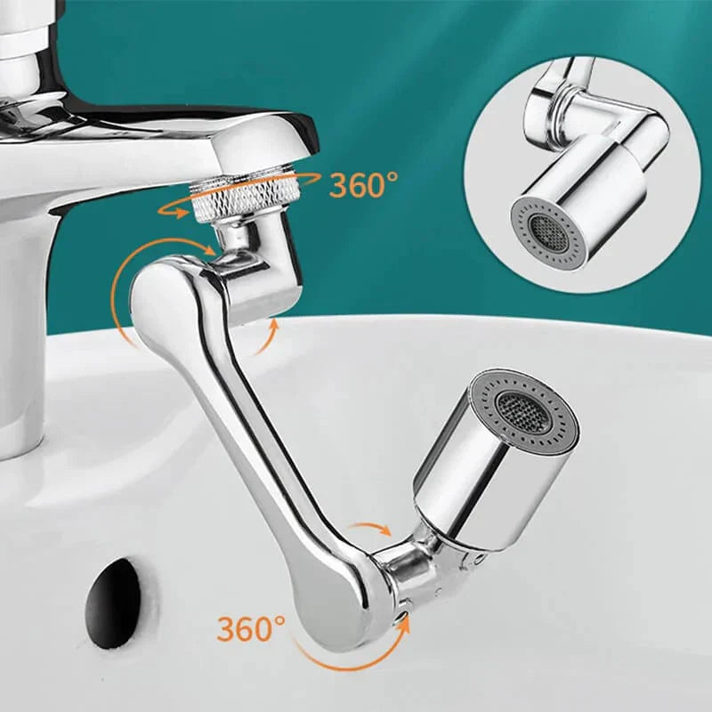 🔥 Bestseller 50% Off 💧🚰 Universal Sink Tap Adaptor ✨1440° Rotatable Faucet Aerator Extension