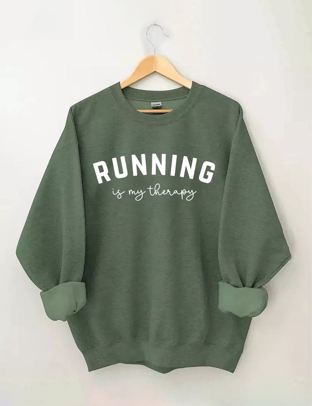 Running Is My Therapy Sweatshirt