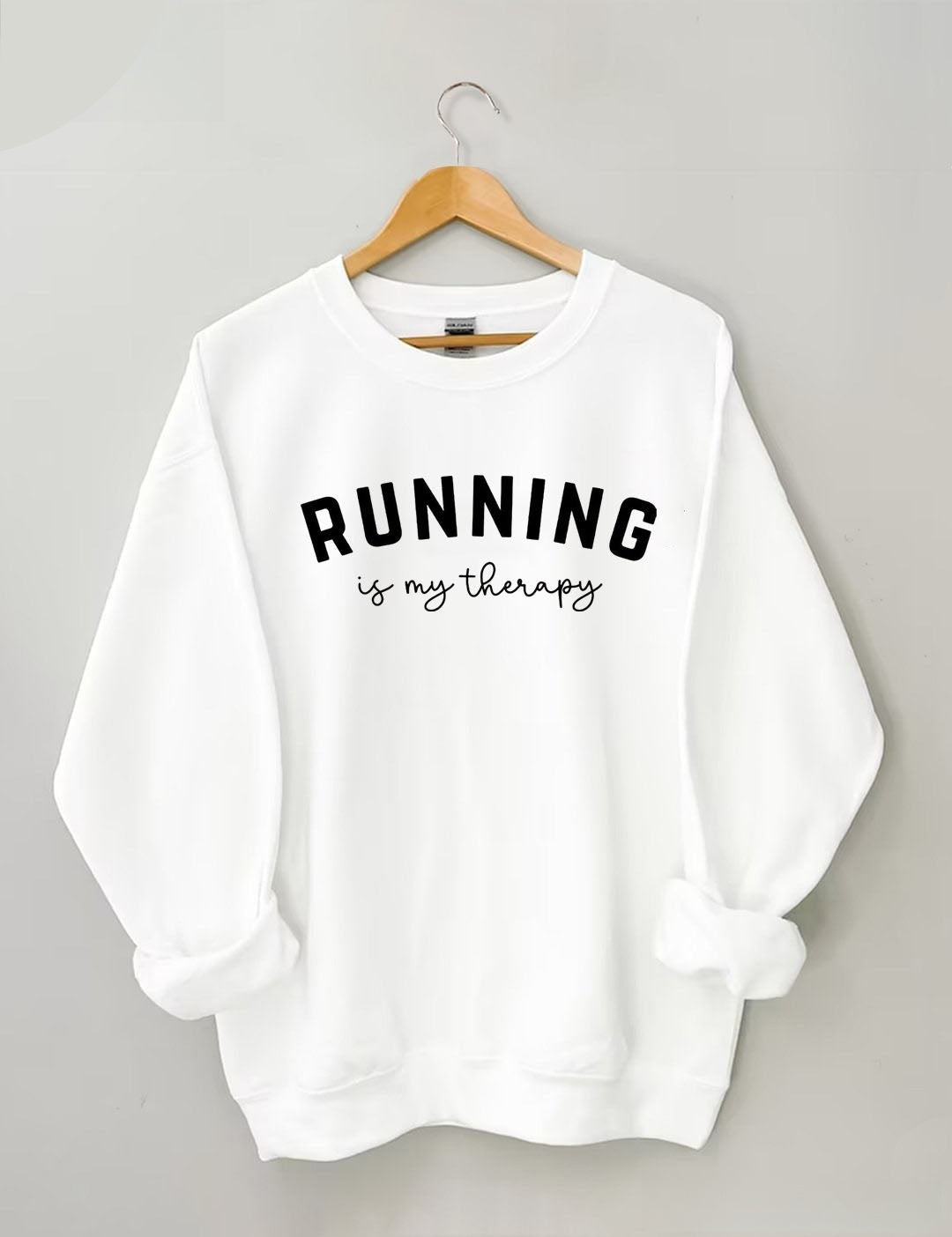 Running Is My Therapy Sweatshirt