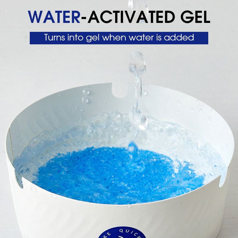 Disposable Ashtrays with Ash Absorbing Gel