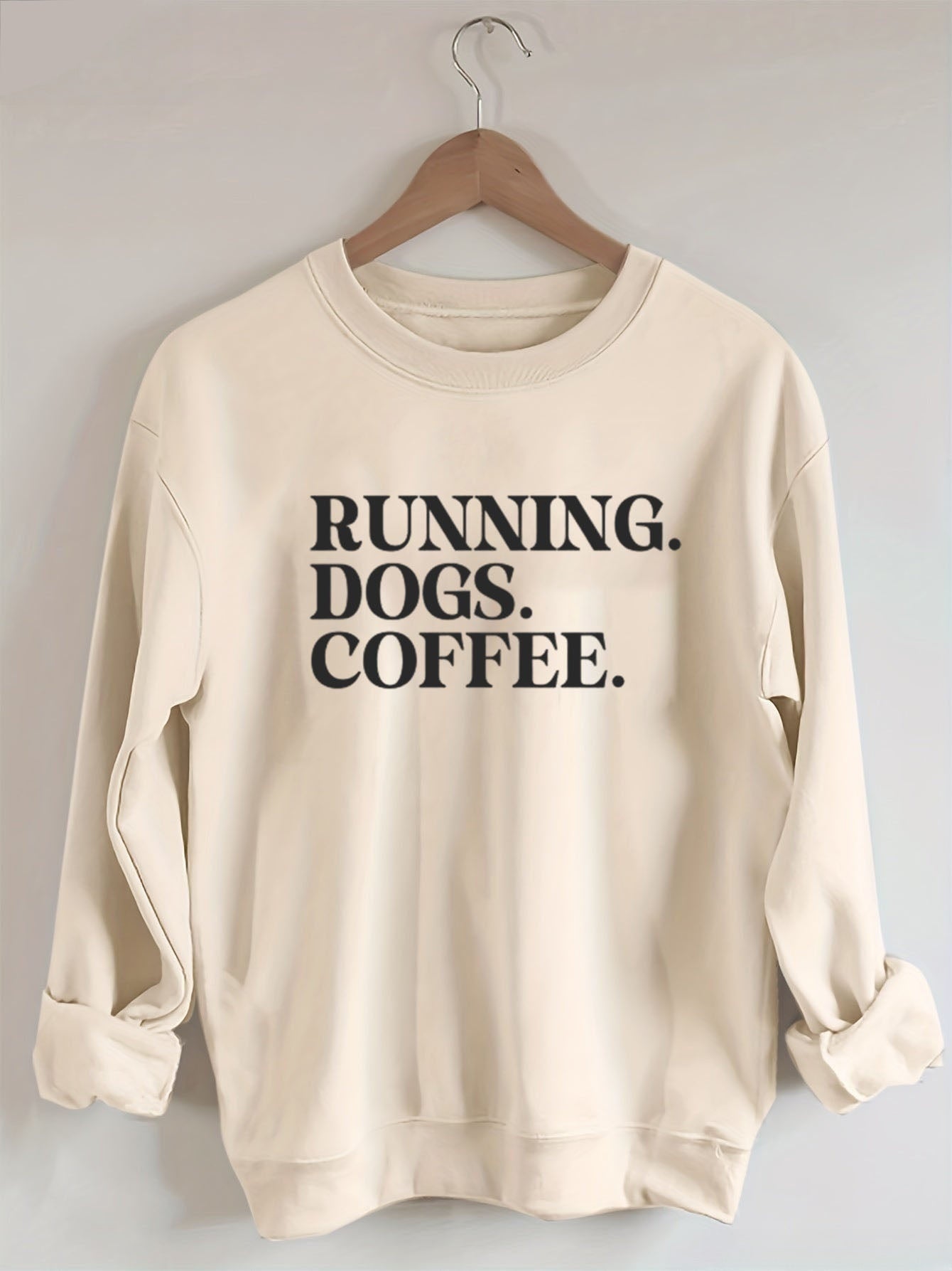 Running Dogs and Coffee Sweatshirt