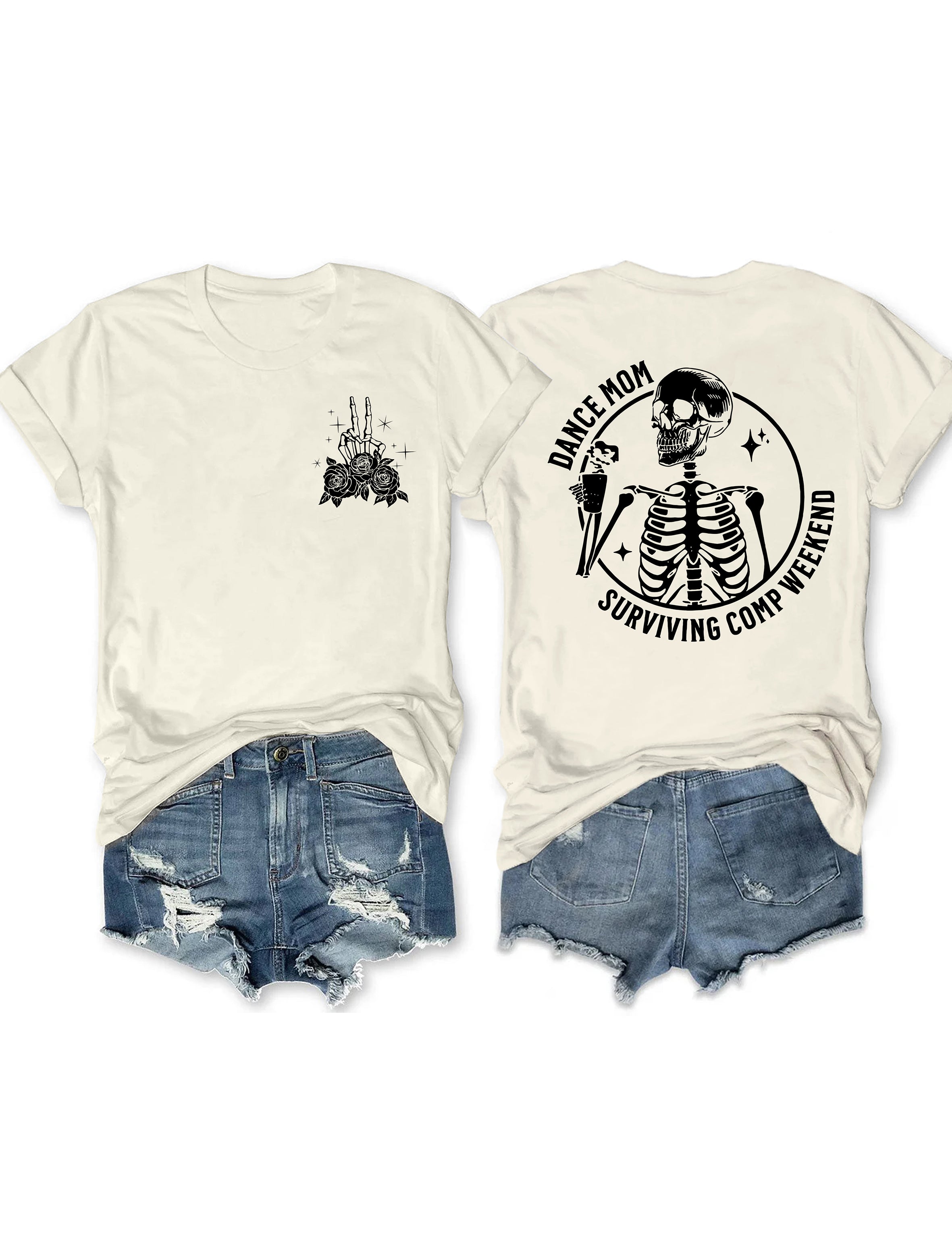 Funny Dance Mom Surviving Comp Weekend T-shirt