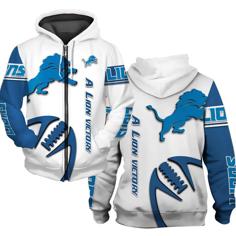 Detroit Lions 2025 New 3D Graphic Hoodie