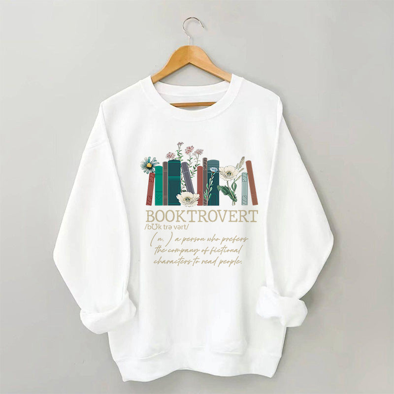 Booktrovert Book Lovers Sweatshirt