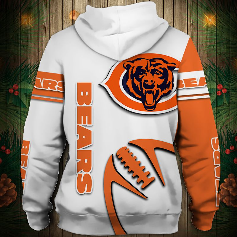 Chicago Bears 2025 New 3D Graphic Hoodie