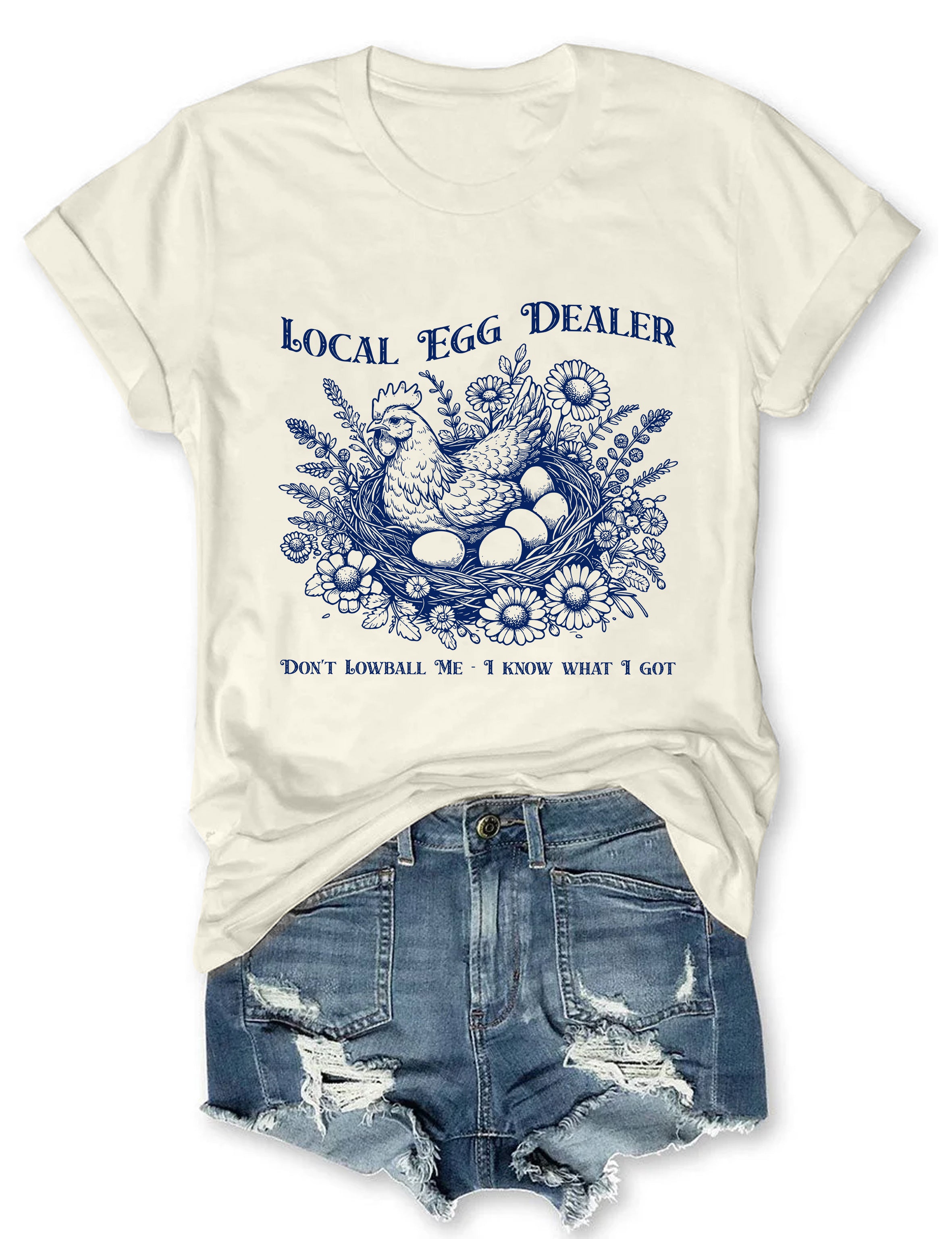 Local Egg Dealer Chicken Farm T-shirt