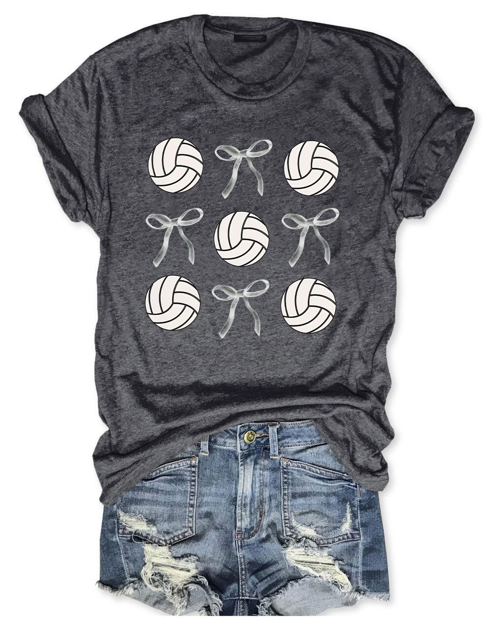 Volleyball Bows T-shirt