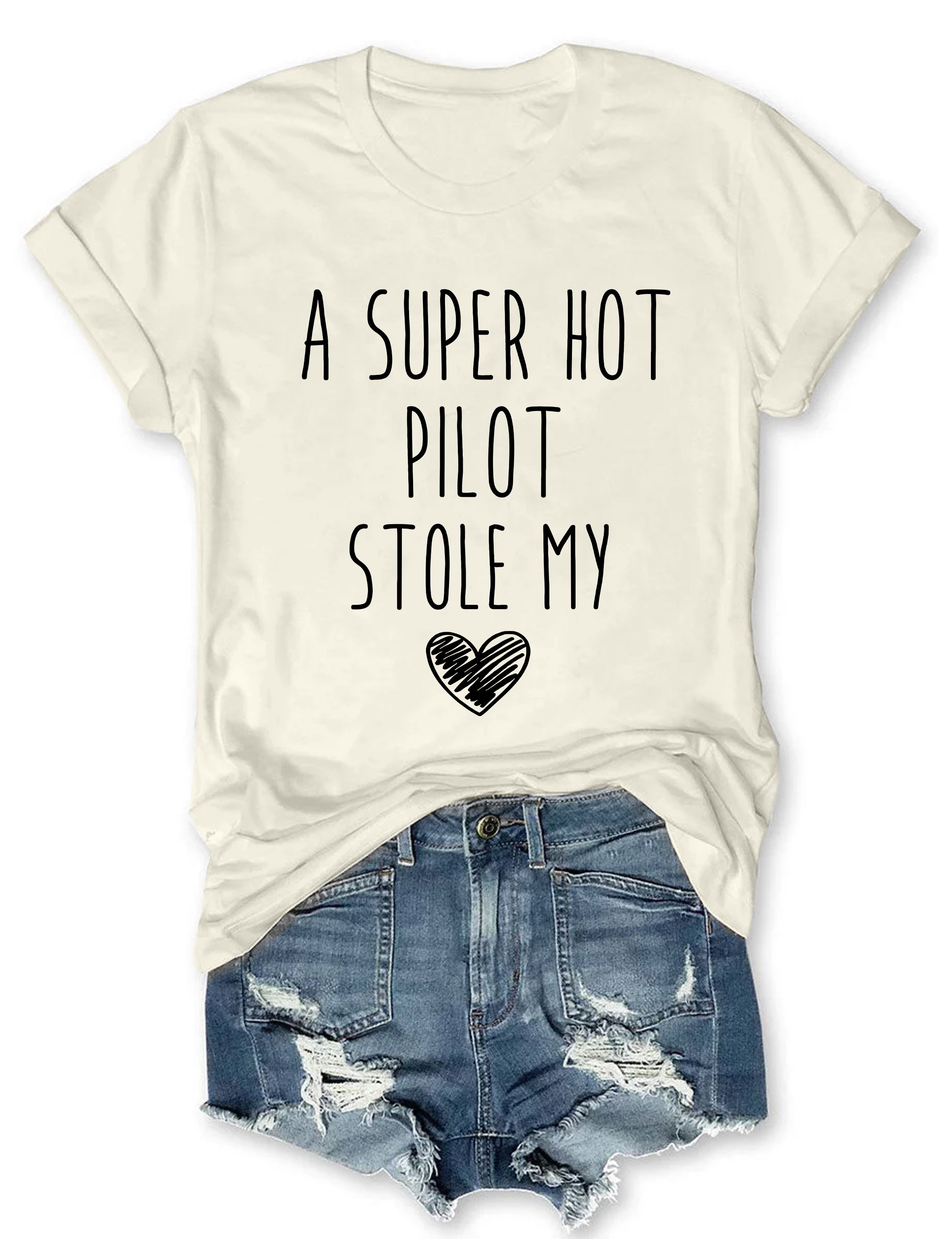 A Super Hot Pilot Stole My Heart T-shirt dance