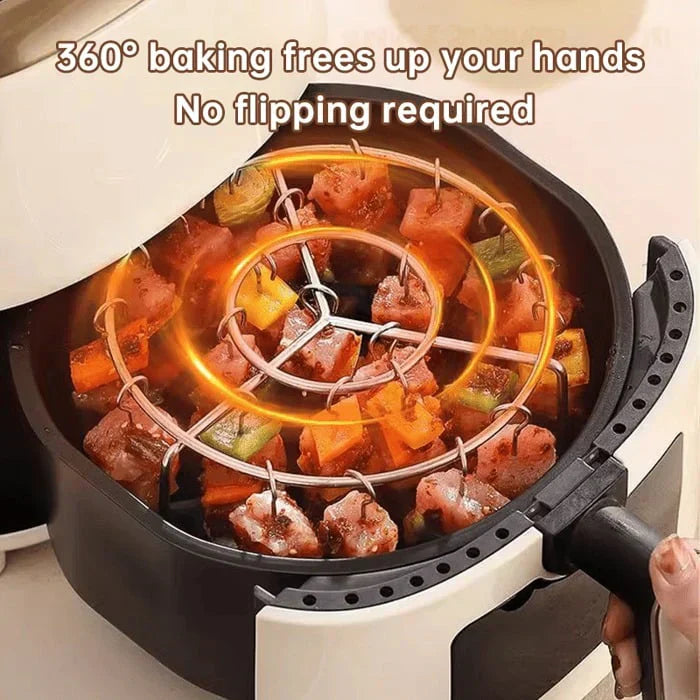 🥩Air Fryer Vertical Kebab Grill + Free Heat Resistant Gloves 🍤