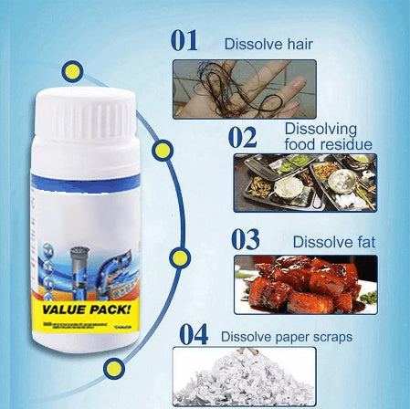 💫BUY 2 GET 1 FREE💫Powerful Sink and Drain Cleaner Pipe Dredging Agent