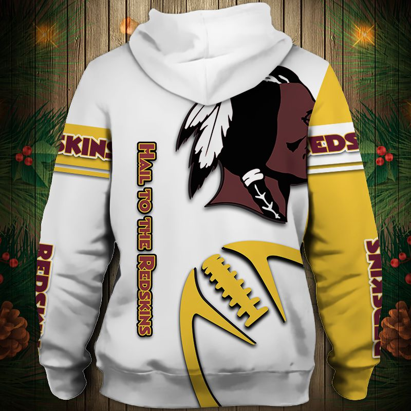 Washington Redskins 2025 New 3D Graphic Hoodie