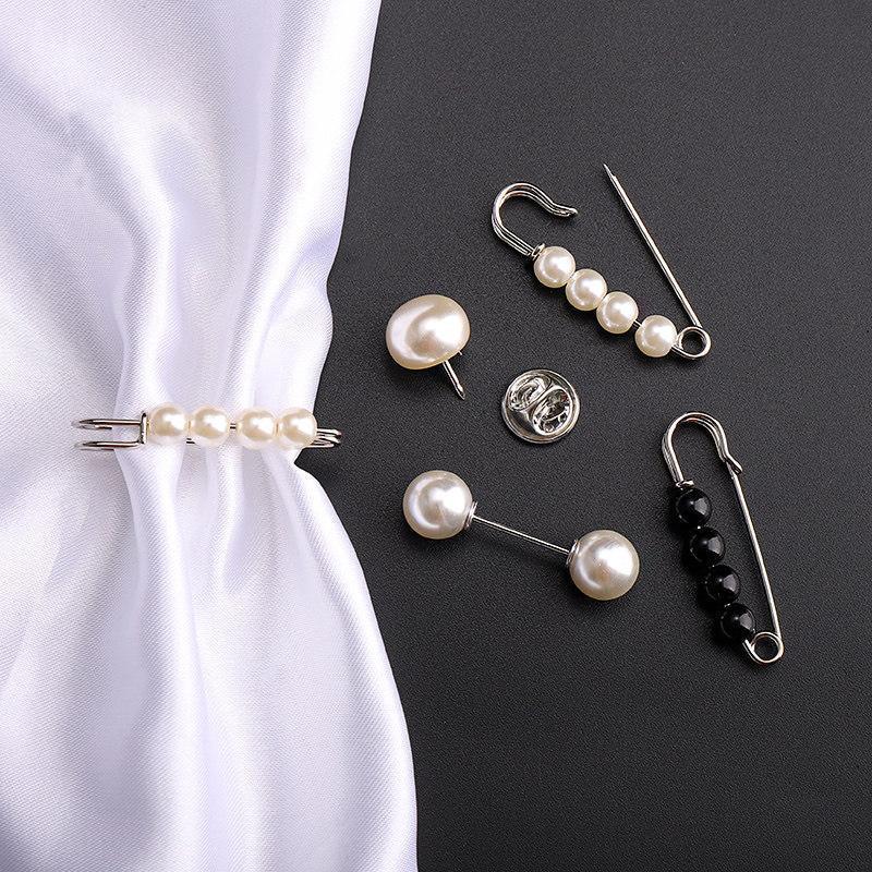 Pearl Brooch Clothing Decoration Clips