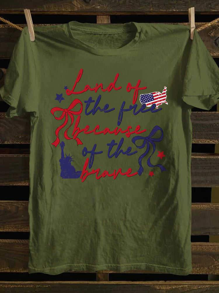 Land Of The Free Because Of The Brave T-shirt