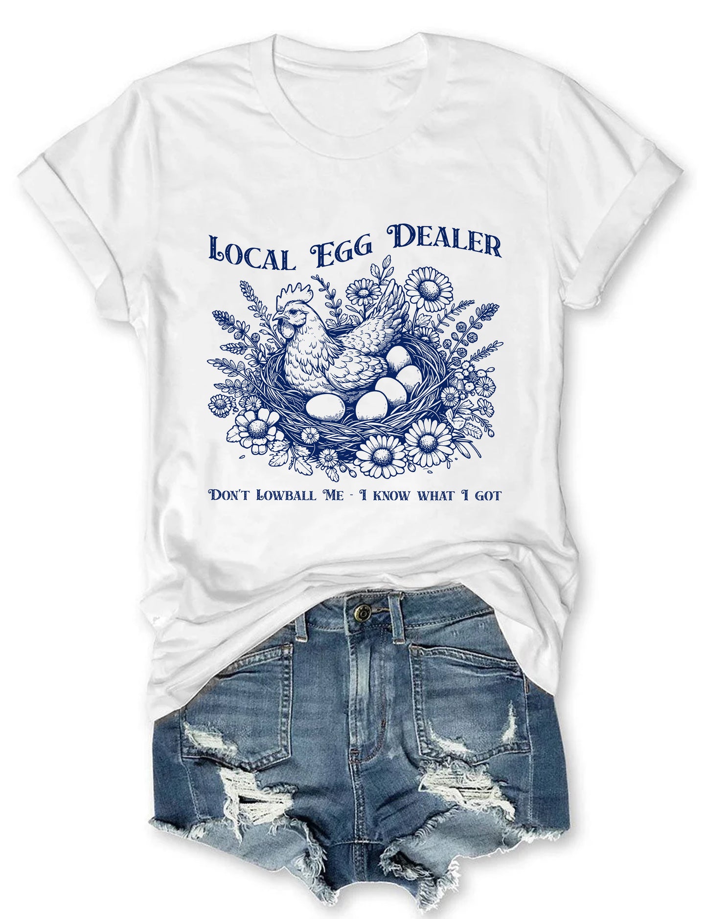 Local Egg Dealer Chicken Farm T-shirt