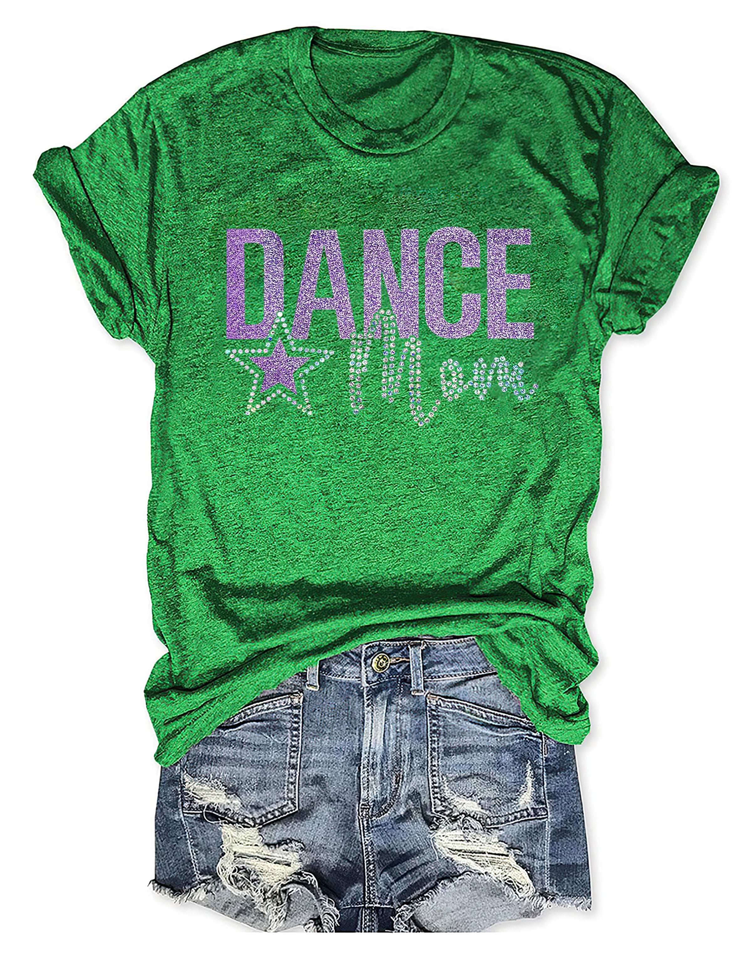 Dance Mom With Bling Faux Rhinestones T-shirt