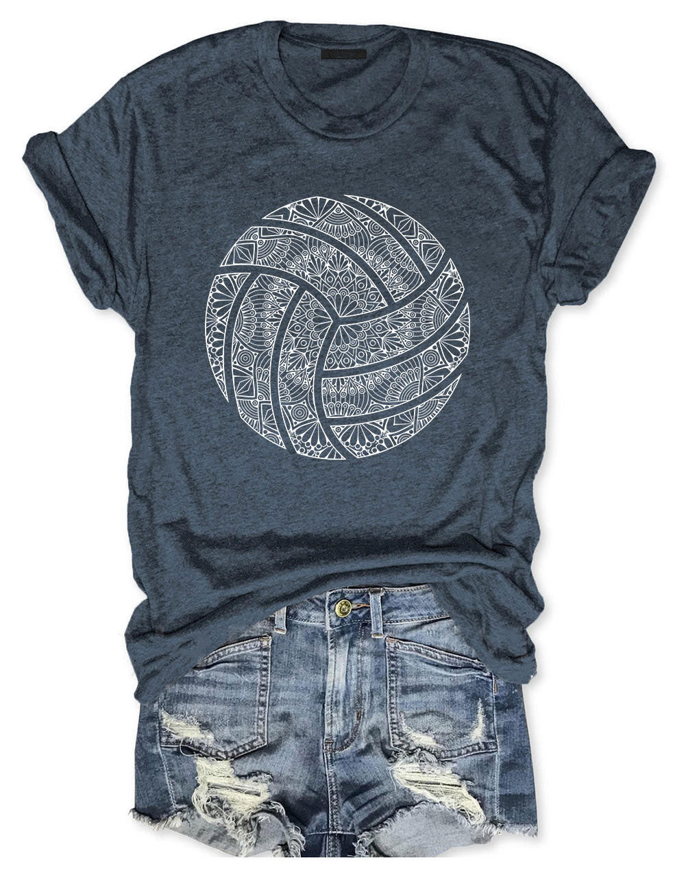 Volleyball Mandala T-shirt