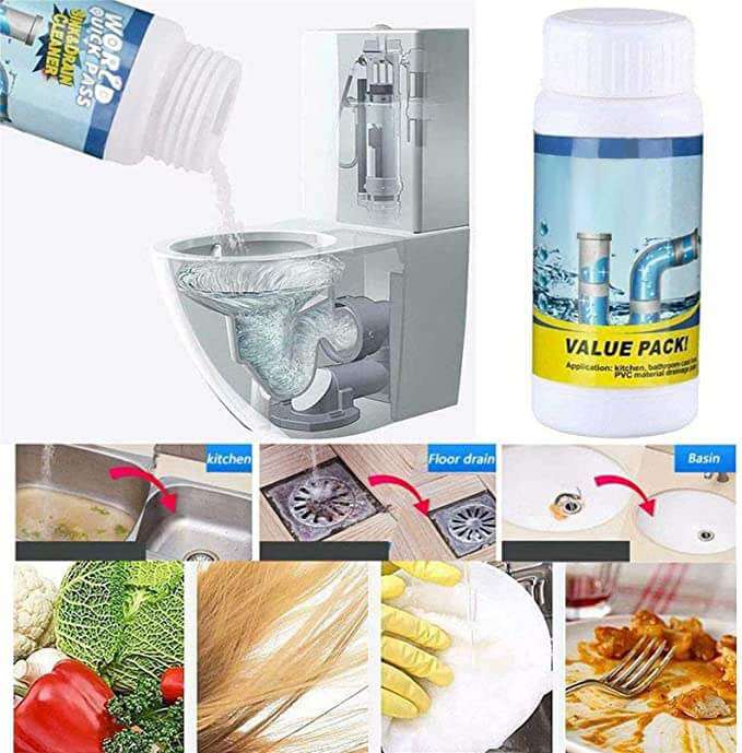 💫BUY 2 GET 1 FREE💫Powerful Sink and Drain Cleaner Pipe Dredging Agent