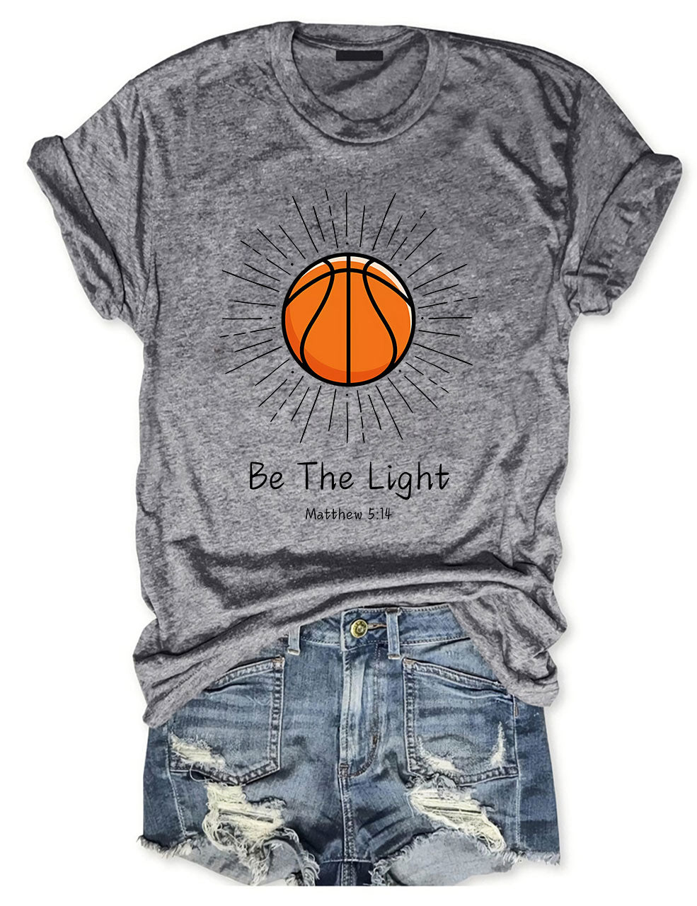 Be The Light Basketball T-shirt