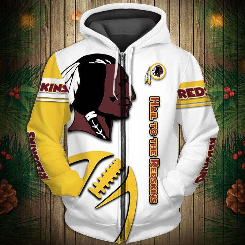 Washington Redskins 2025 New 3D Graphic Hoodie