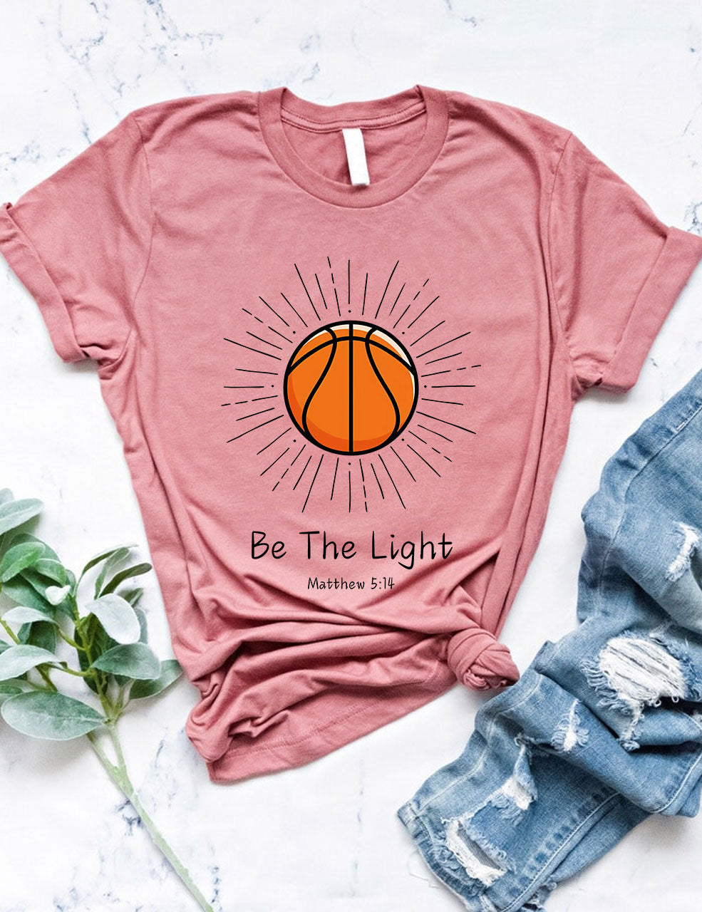 Be The Light Basketball T-shirt