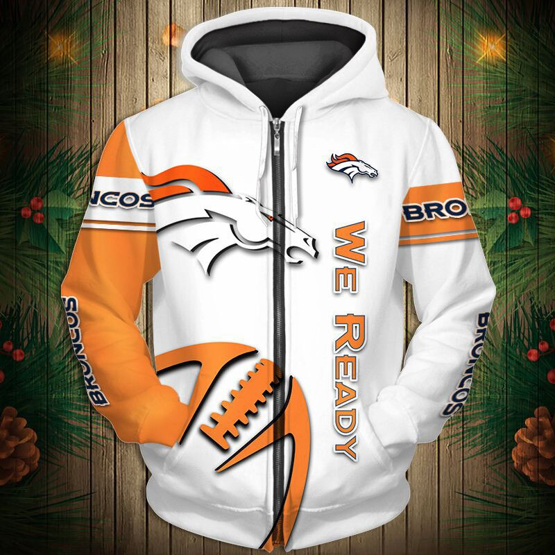 Denver Broncos 2025 New 3D Graphic Hoodie