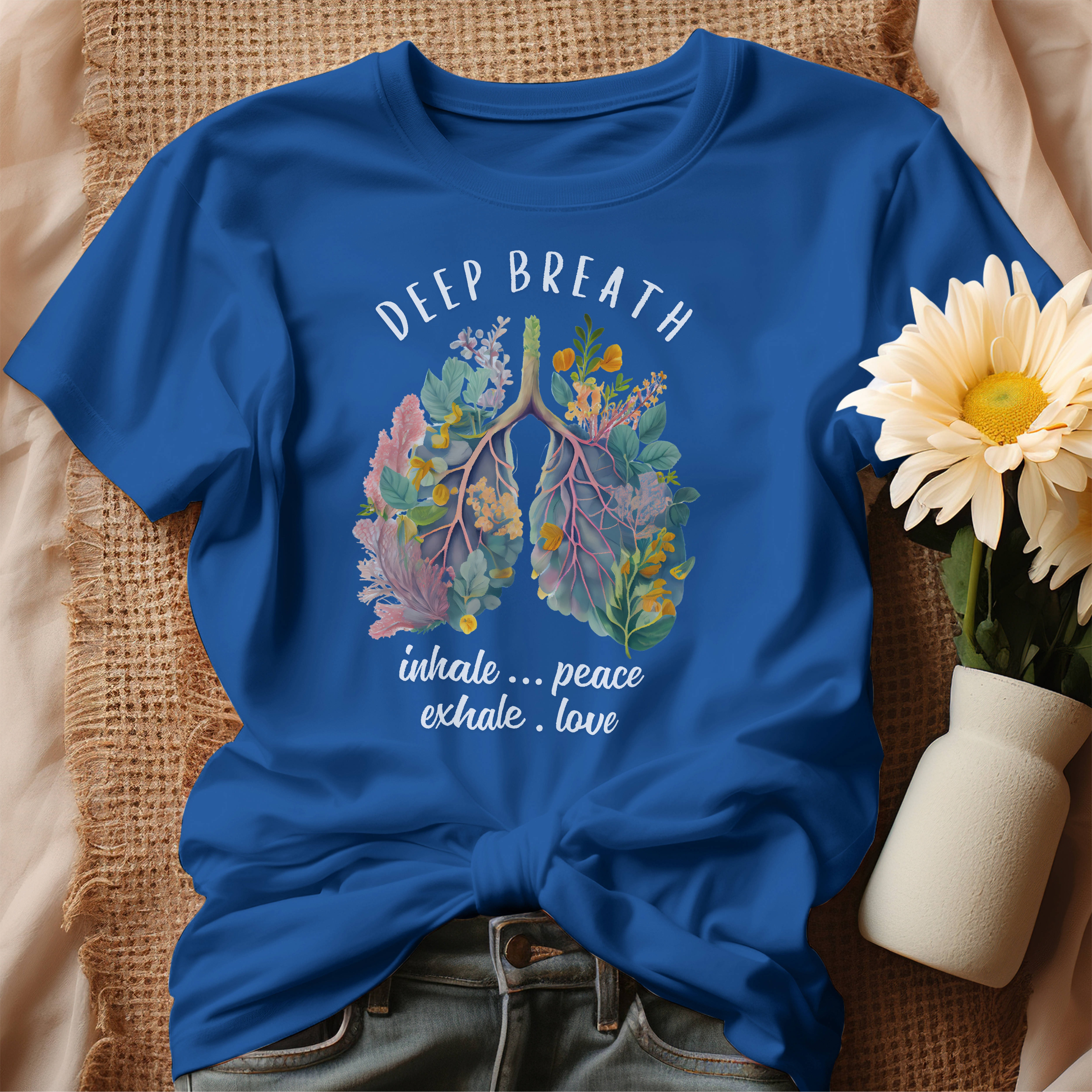 Inhale Peace, Exhale Love T-Shirt