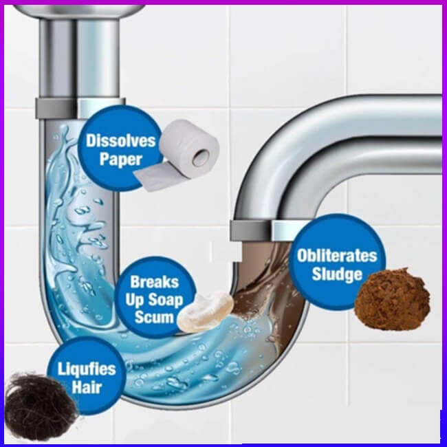 💫BUY 2 GET 1 FREE💫Powerful Sink and Drain Cleaner Pipe Dredging Agent