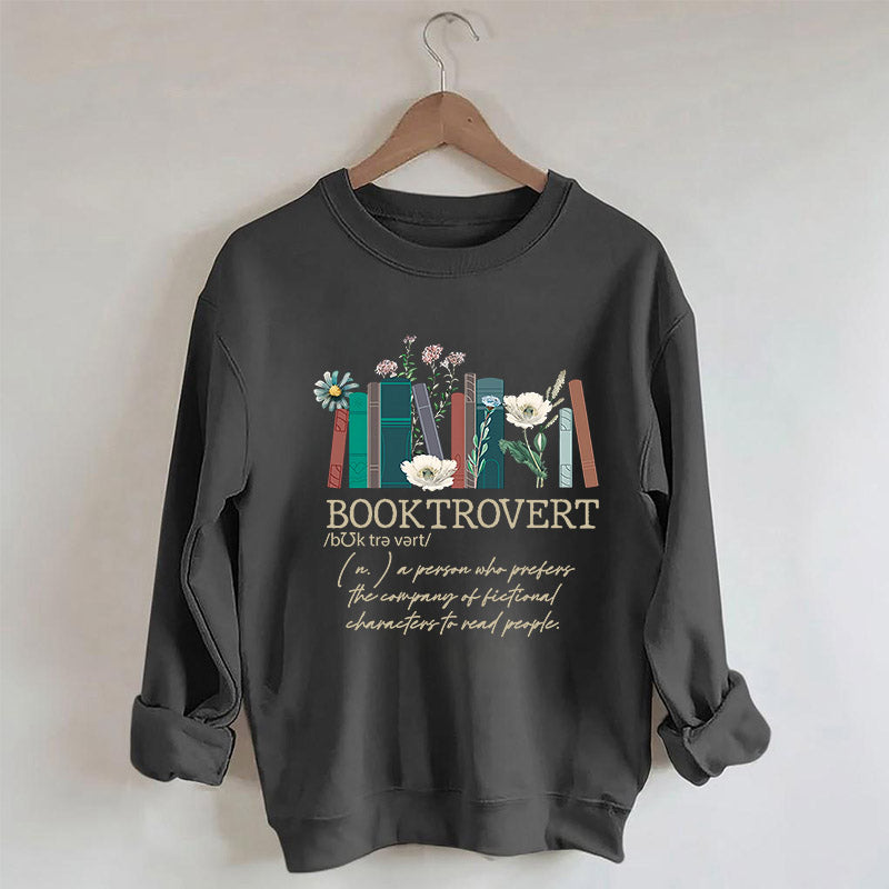 Booktrovert Book Lovers Sweatshirt