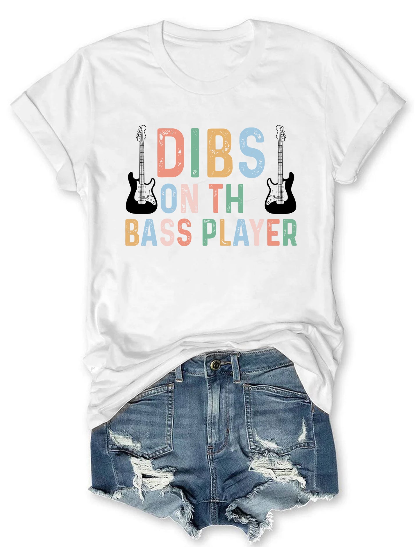 Dibs On The Bass Player dance T-shirt