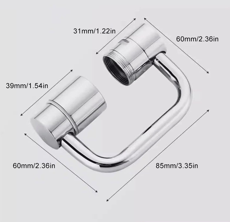 🔥 Bestseller 50% Off 💧🚰 Universal Sink Tap Adaptor ✨1440° Rotatable Faucet Aerator Extension