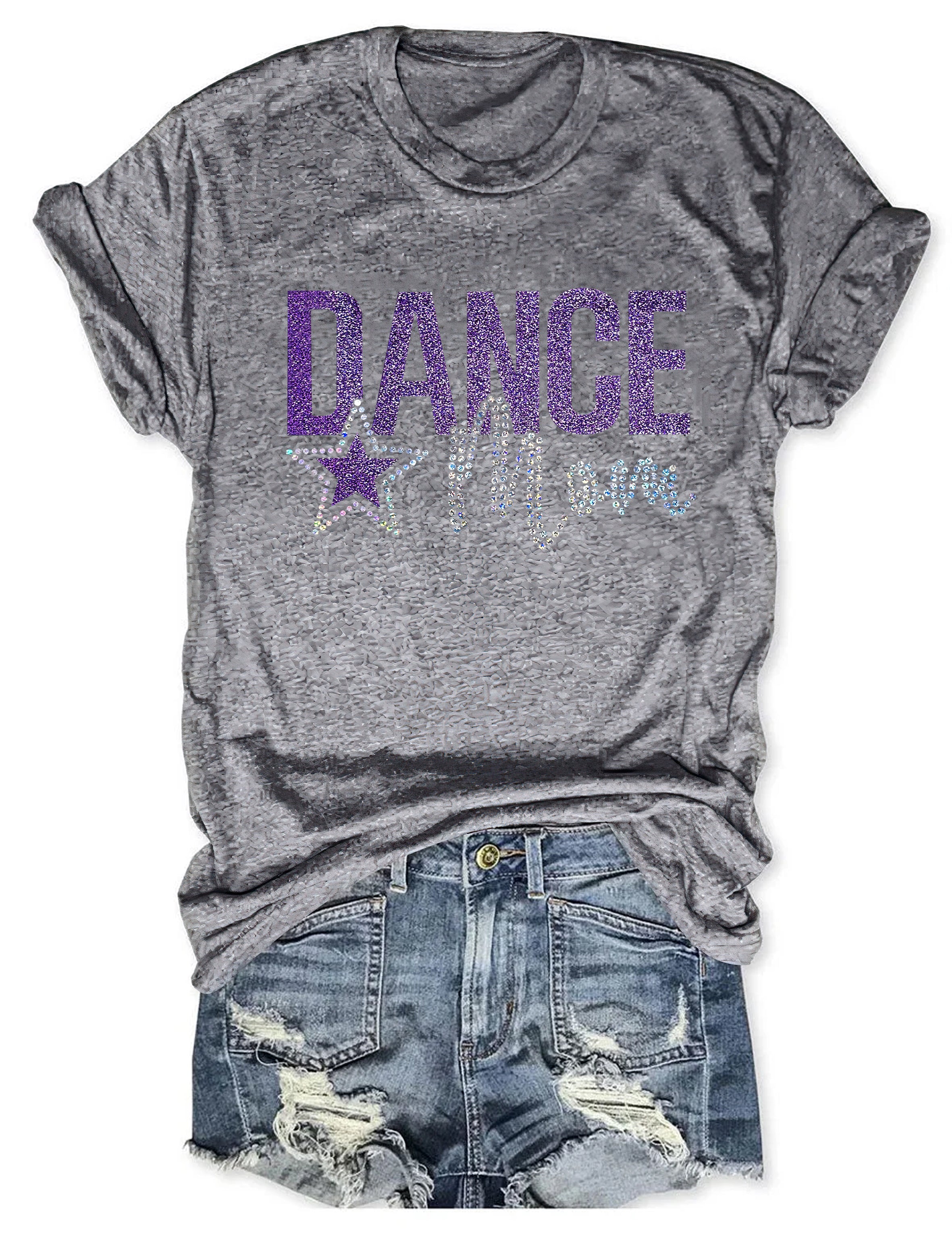 Dance Mom With Bling Faux Rhinestones T-shirt