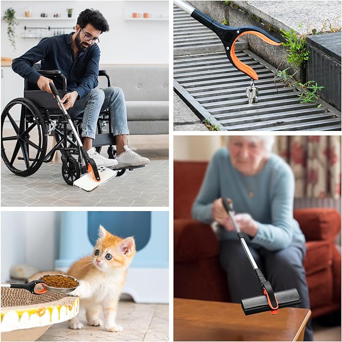 🔥HOT SALE 50% OFF🔥Foldable Grabber With 360° Swivel Clip