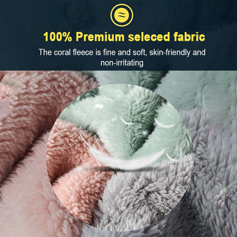 Thick coral fleece sweatshirt