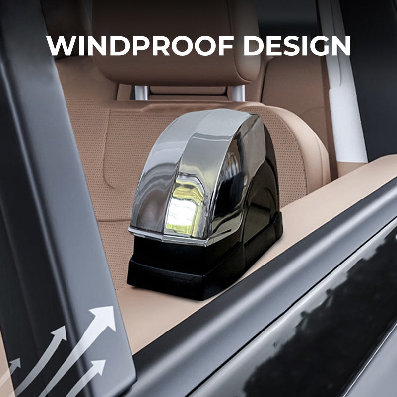 Windproof Car Door Ashtray with LED Light