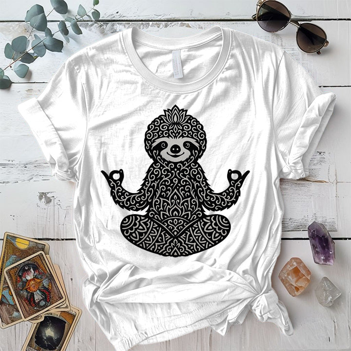 Sacred Sloth Meditation T-Shirt