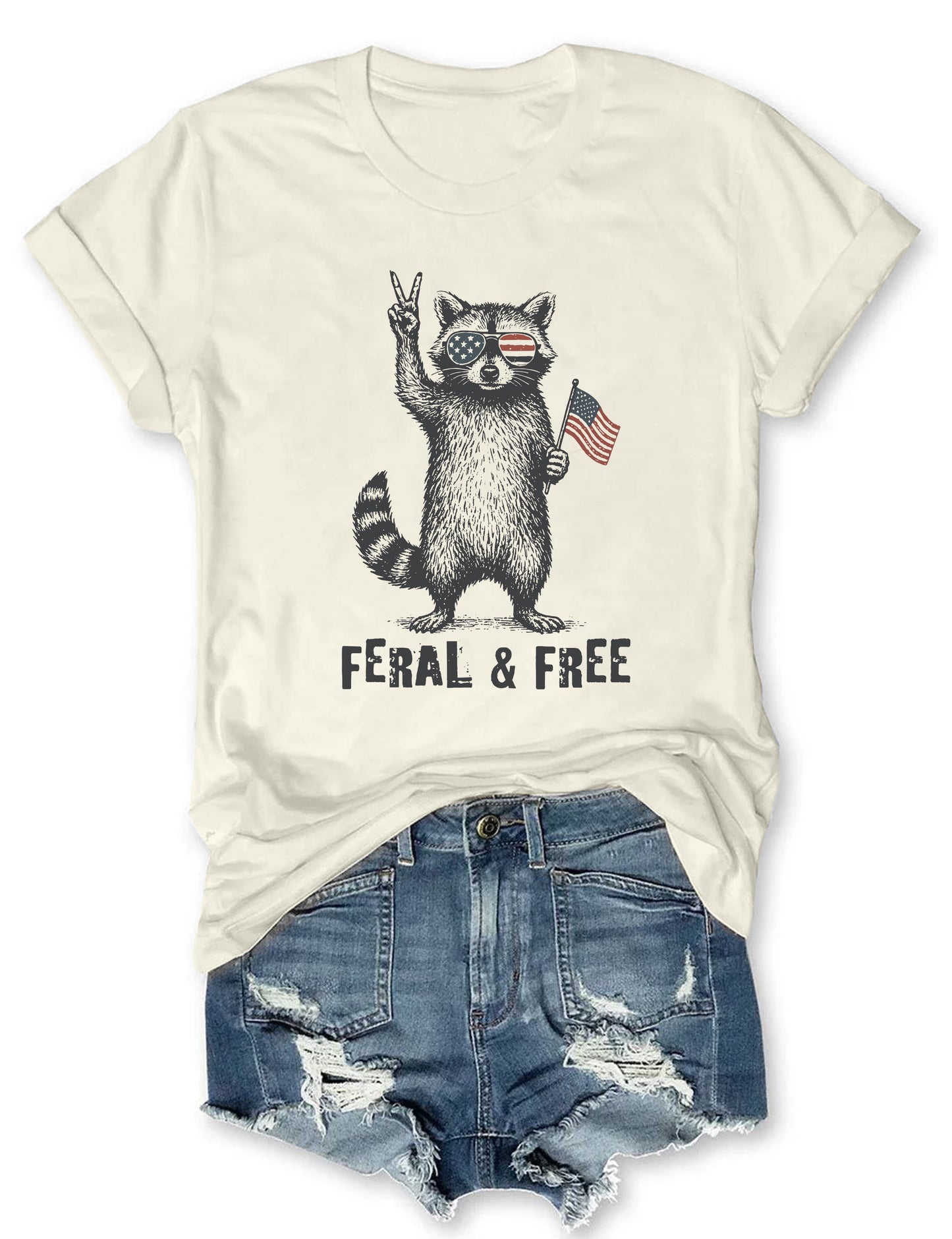 Feral But Free T-shirt