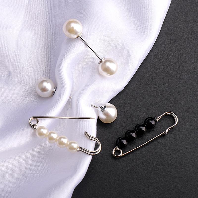 Pearl Brooch Clothing Decoration Clips