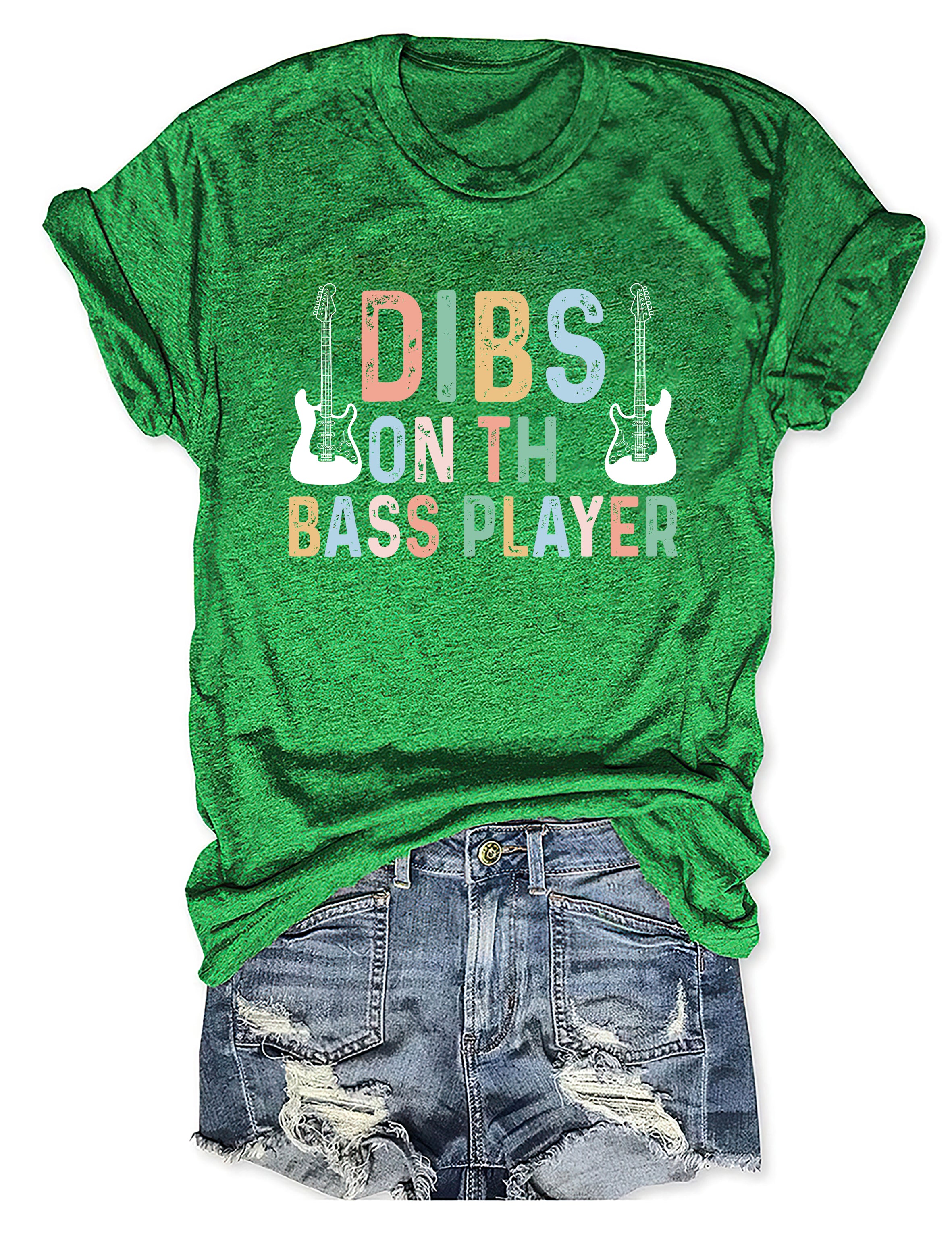 Dibs On The Bass Player dance T-shirt