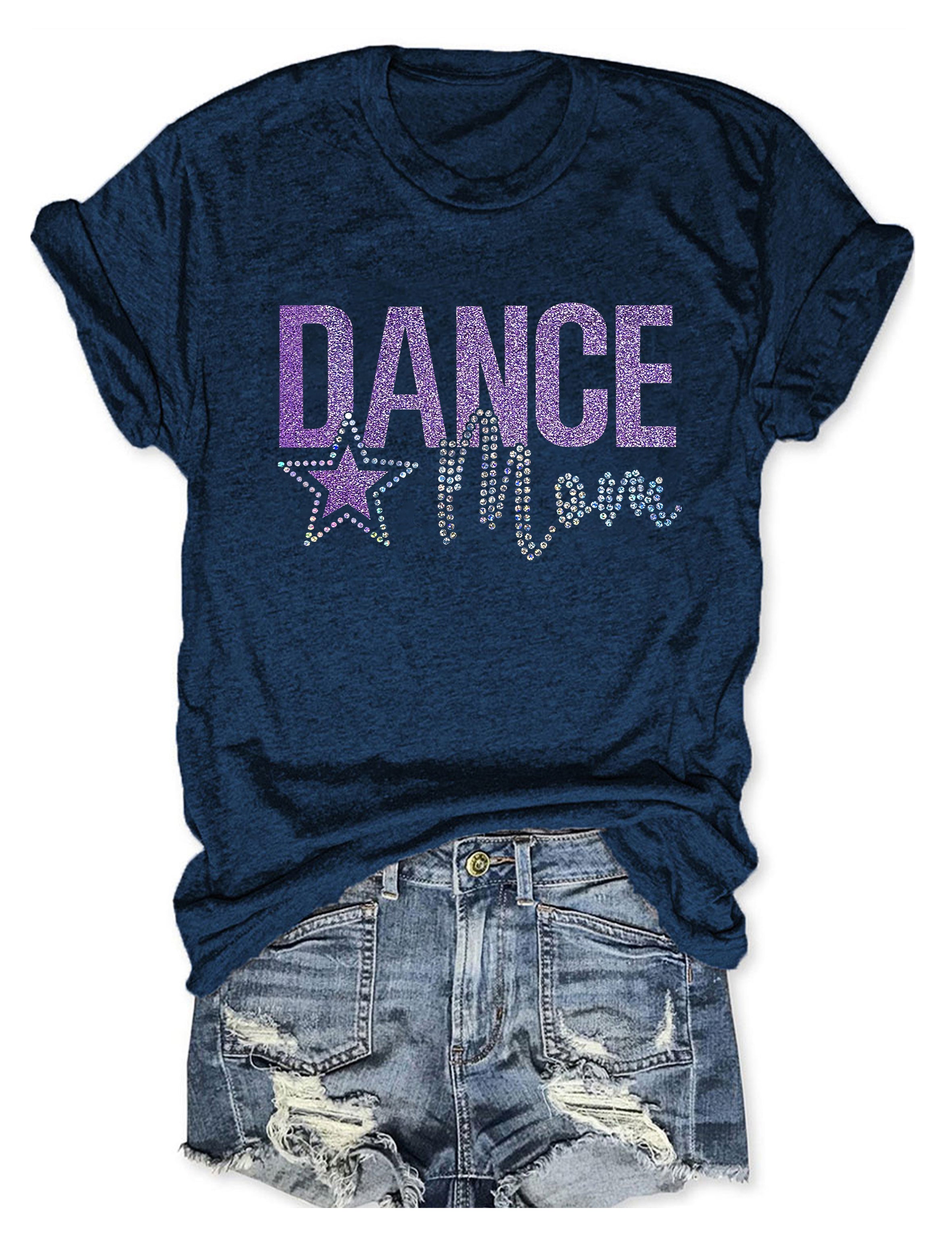 Dance Mom With Bling Faux Rhinestones T-shirt