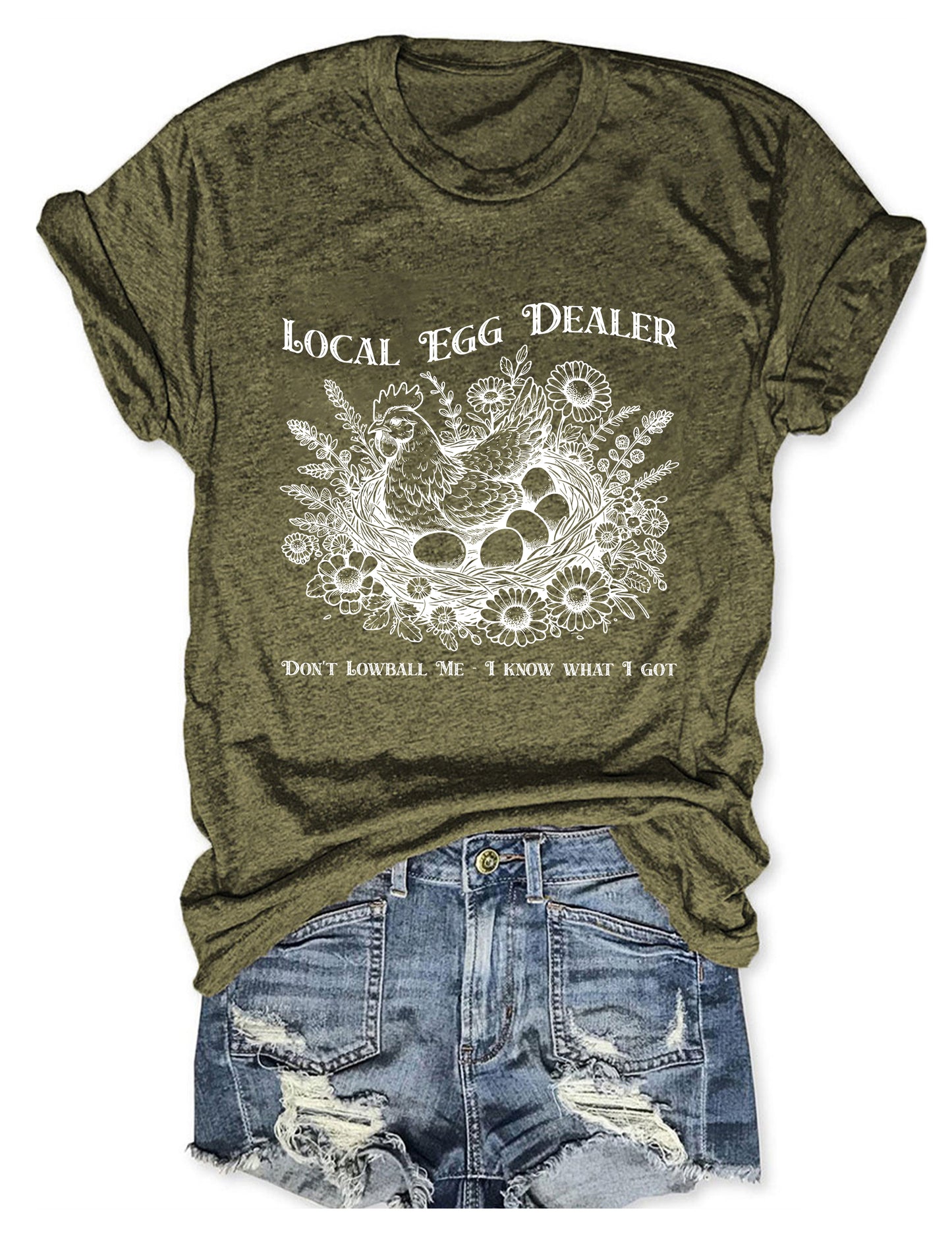 Local Egg Dealer Chicken Farm T-shirt