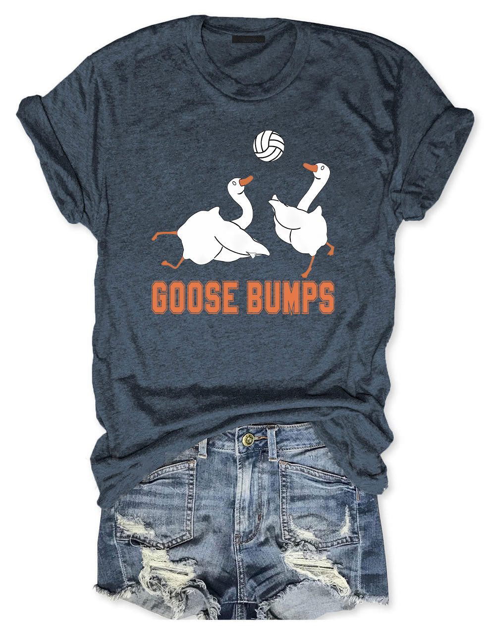 Goose Bumps Funny Volleyball T-shirt