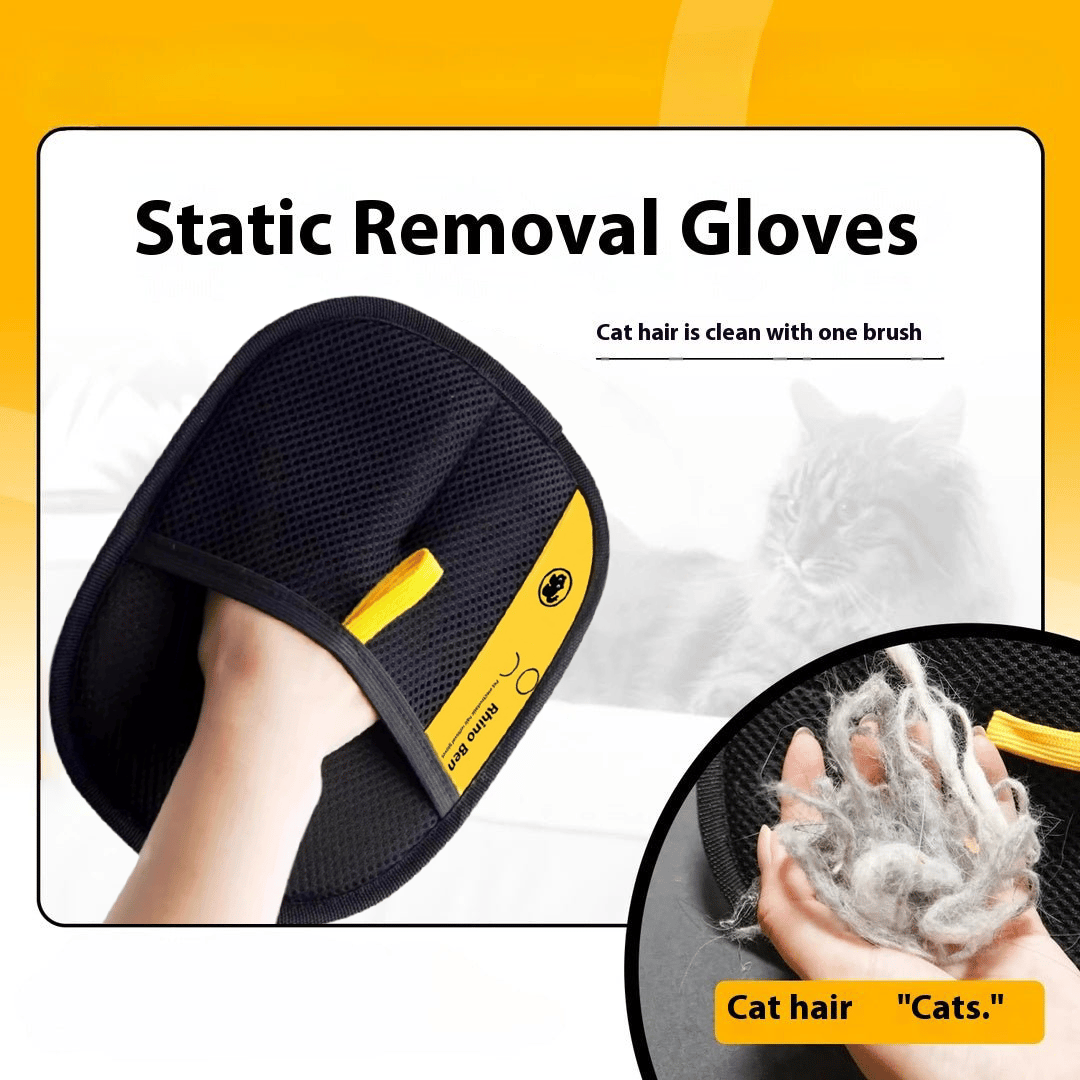 ✨ Pet hair remover Electrostatic gloves