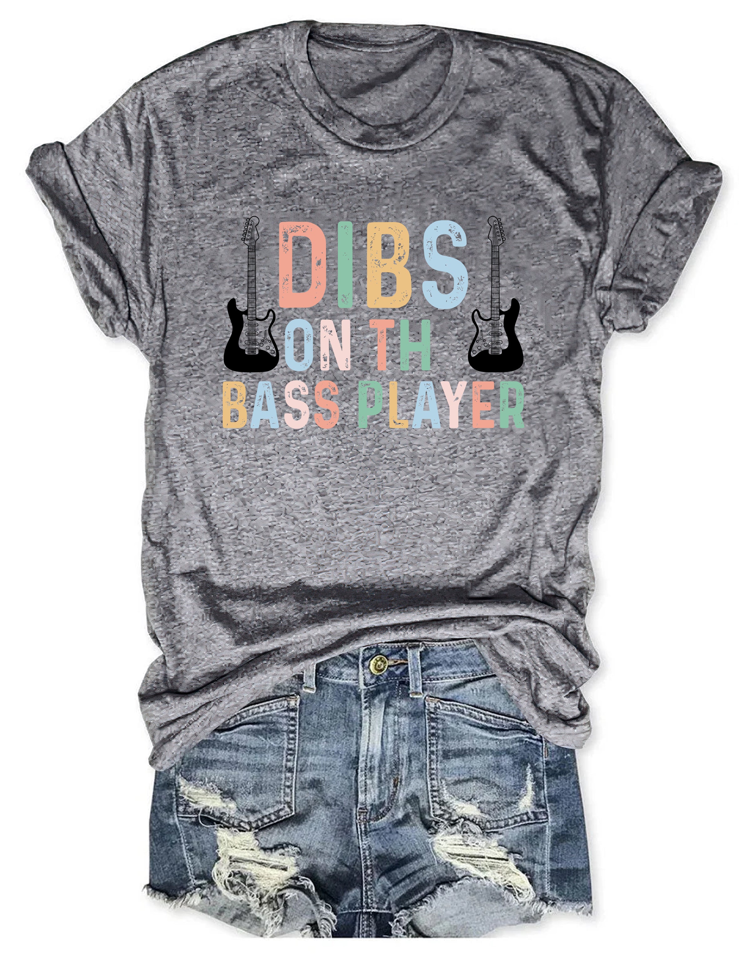 Dibs On The Bass Player dance T-shirt